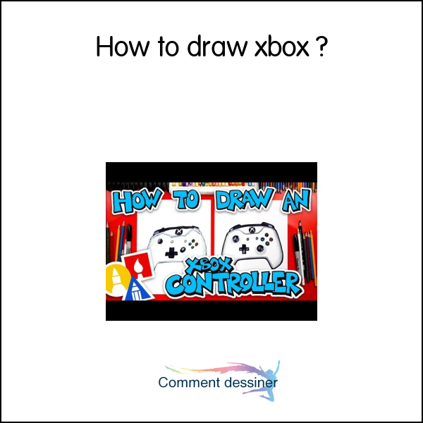 How to draw xbox